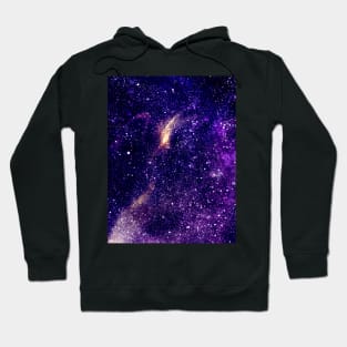 Ultra violet purple abstract galaxy Hoodie